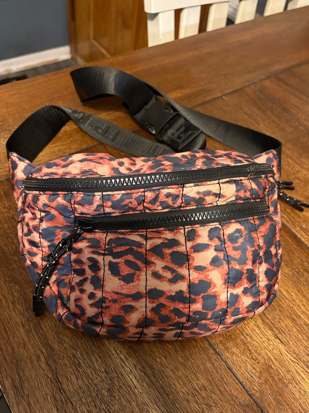 Free People FP Movement Quilted Print Sling Bag